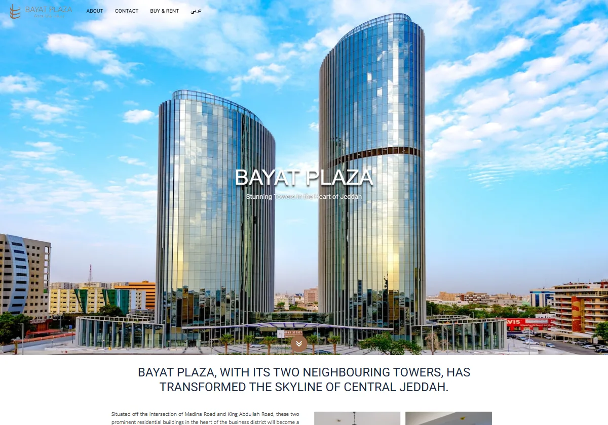 Bayat Plaza website